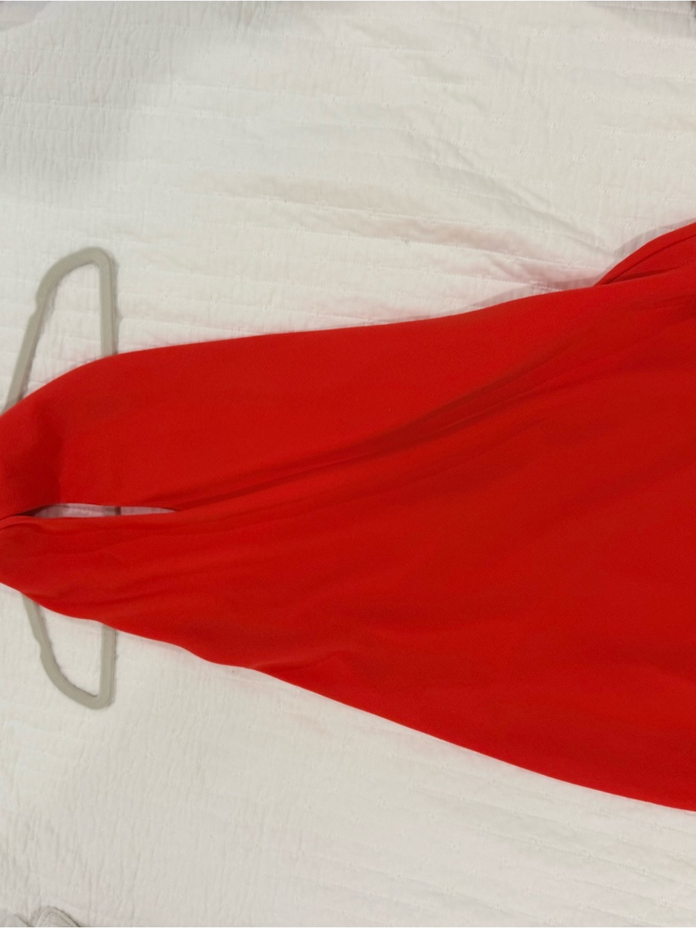 Show Me Your MuMu Bright Red/Orange Halter Mini Dress - Picture 2 of 3